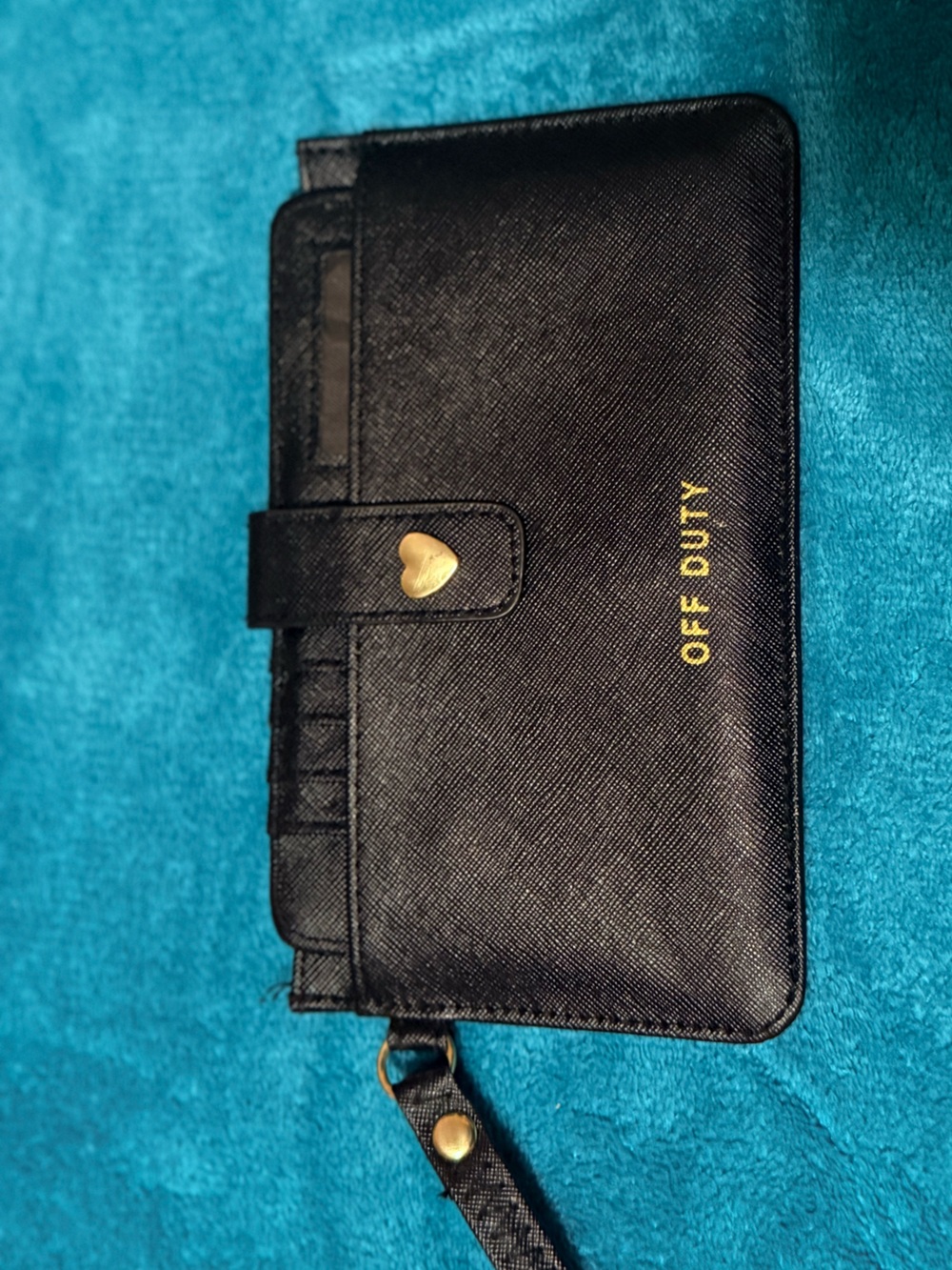 Off Duty Black Women's Wristlet Wallet